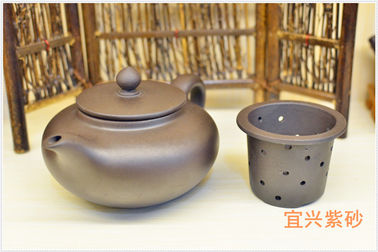 Kunst-Kollektivgebrauchs-authentische Yixing-Teekanne, purpurrotes Sand-Teekannen-Gewohnheits-Muster