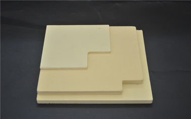 Bearbeitbare gelbe Zirkonium-Oxid-keramische Platten-Verschleißfestigkeit besonders angefertigt