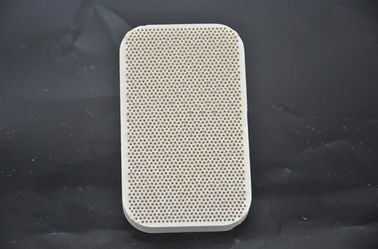Hitzebeständigkeits-keramische Brenner-Platten-weiße Farbrechteck-Form für Ofen