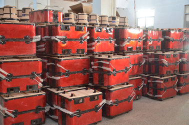 Rote Farbekeramischer Bbq-Grill-Grill-gesetzter Lehm Material kundengebundenes Prnting