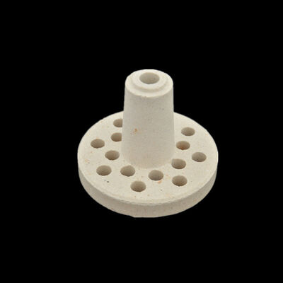 Porosität typischerweise weniger als 15 Prozent Hochtemperatur-Mullitkeramik, geeignet für industrielle Anwendungen, mit einer Härte von 7 bis 8 Mohs