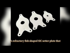 Feuerfeste Silikonkarbid-Fischsetterplatte zum Sintern von Geschirr